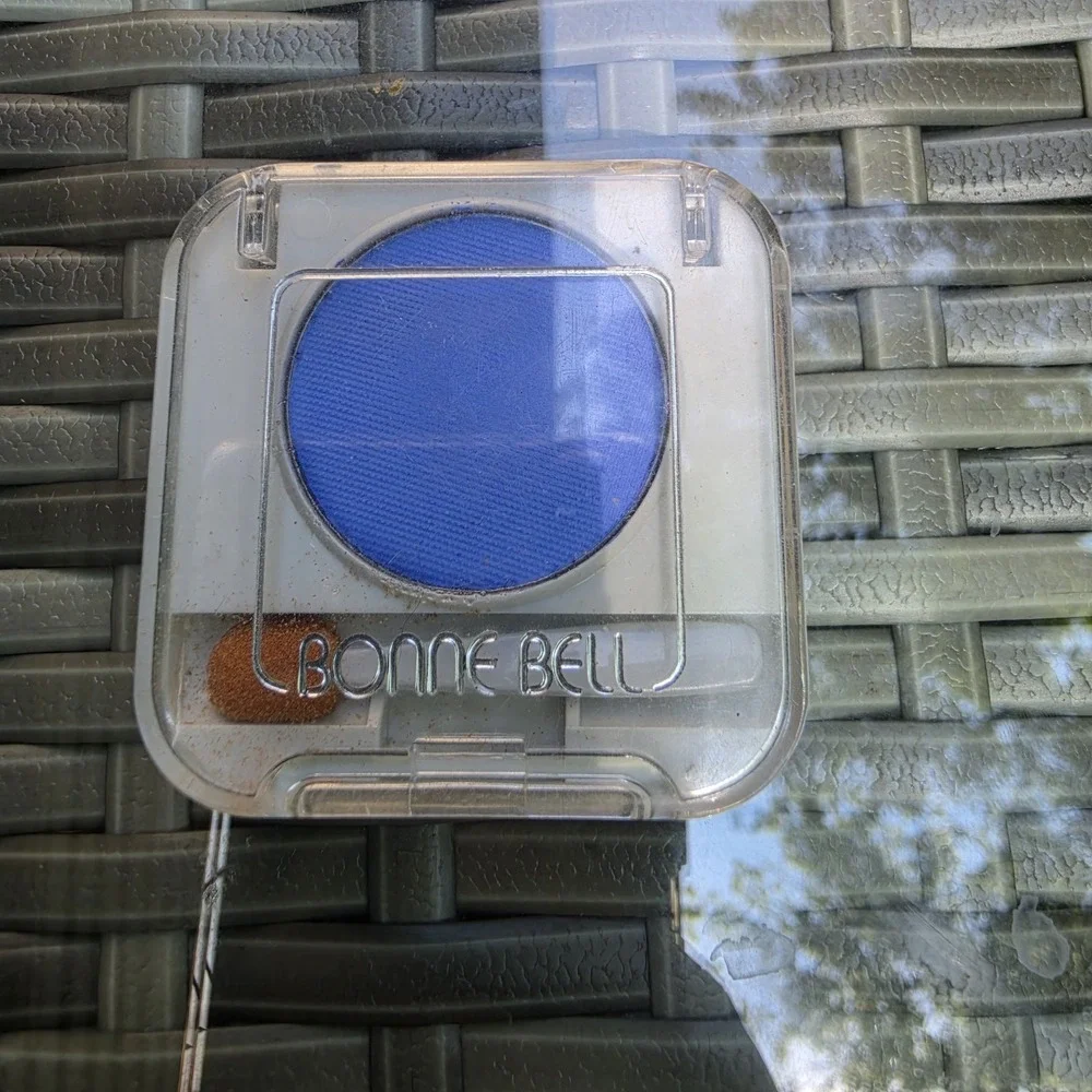 Vintage Bonne Bell Single Eyeshadow Matte Blue Clear Compact New Unused